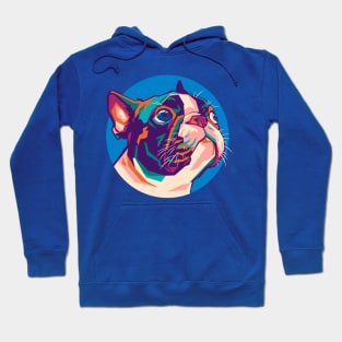 Boston Terrier Dog WPAP Hoodie